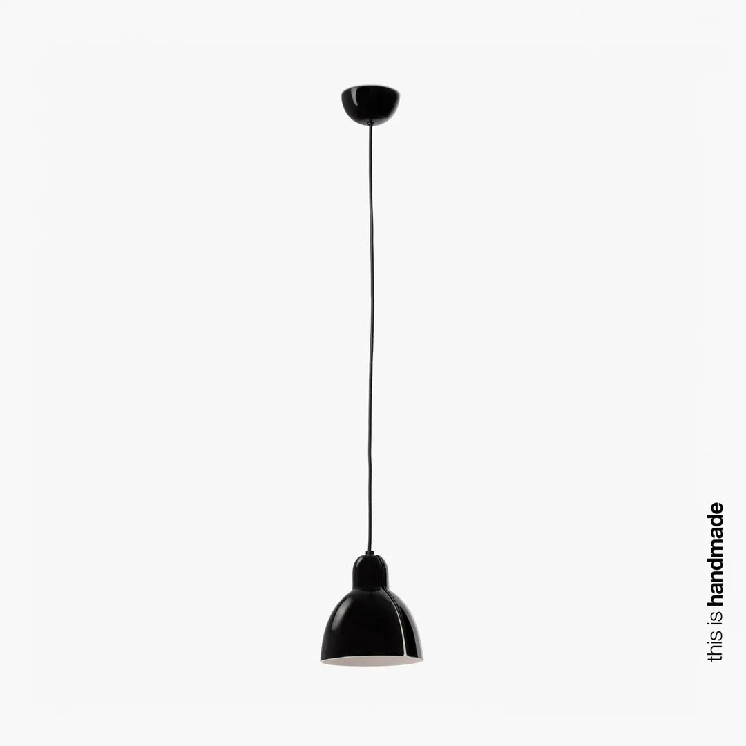 Suspension Venice noire à un abat-jour de Faro Barcelona