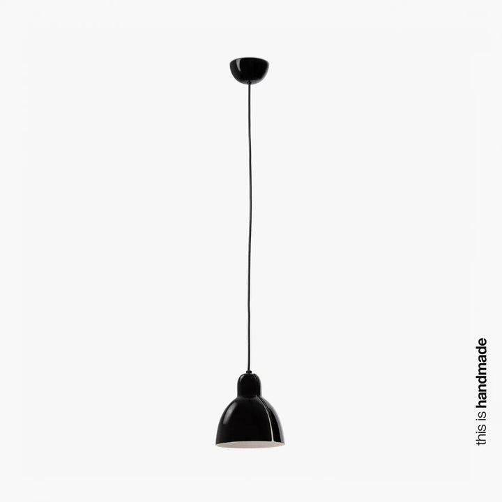 Suspension Venice noire à un abat-jour de Faro Barcelona