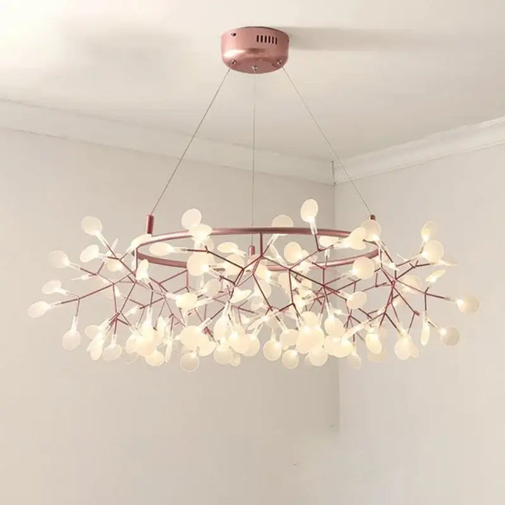 Suspension contemporain lumières design moderne élégant