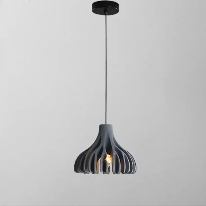 Suspension Contemporaine En Bois Et Couleur Chic Élégante