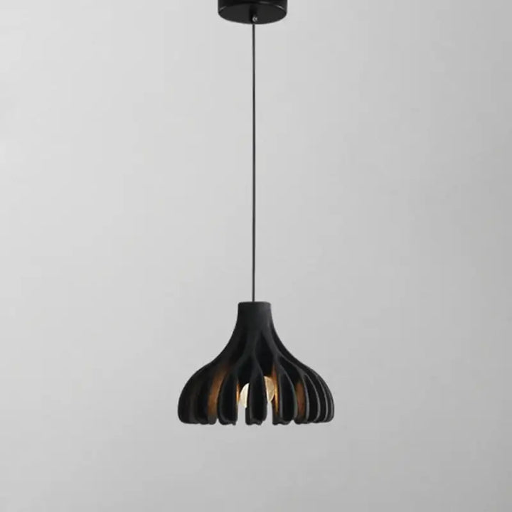 Suspension Contemporaine En Bois Et Couleur Chic Élégante