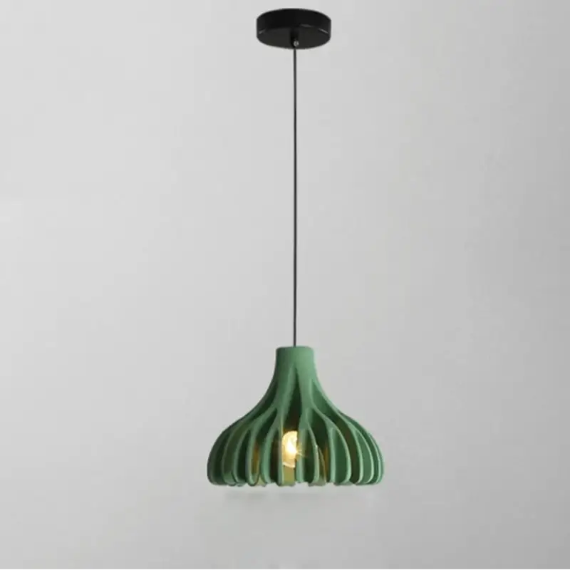 Suspension Contemporaine En Bois Et Couleur Chic Élégante