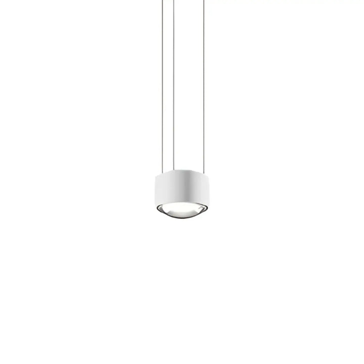 Suspension contemporaine dorée à lignes lumineuses fines moderne