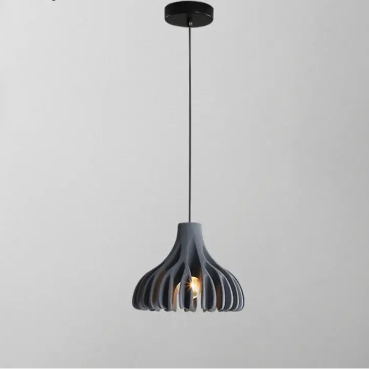 Suspension Contemporaine En Bois Et Couleur Chic Élégante