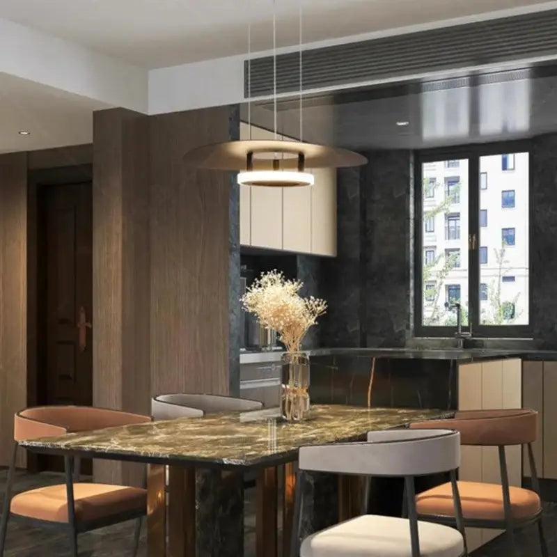 Suspension Cuisine Industriel Double Disque