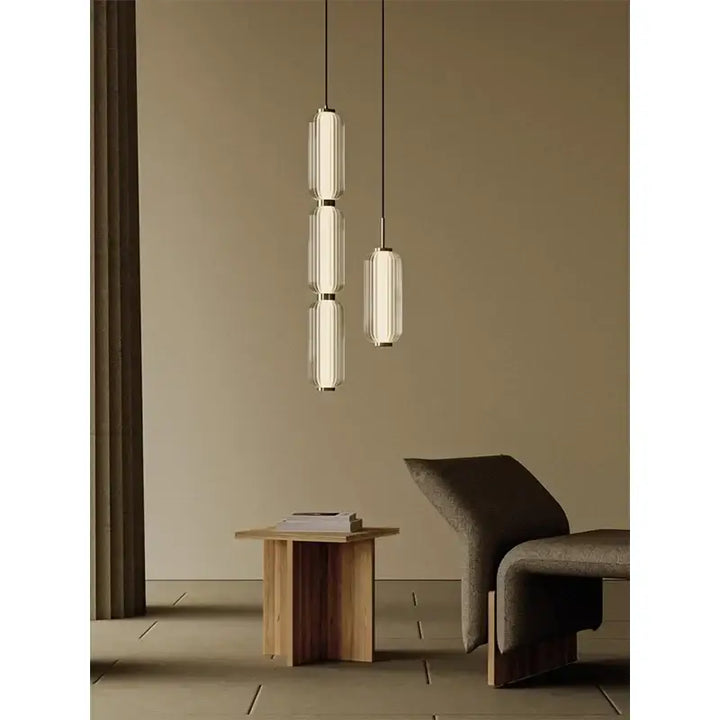 American Light Luxury Hotel Living Room Chandelier High-grade Nordic Restaurant Staircase Combination Small