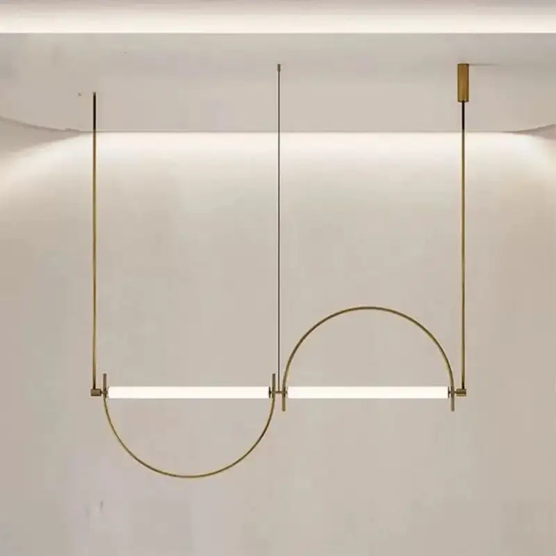 Suspension décorative design géométrique moderne