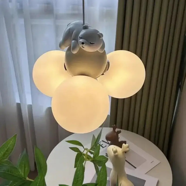 Suspension décorative enfant en forme de nuage style doux