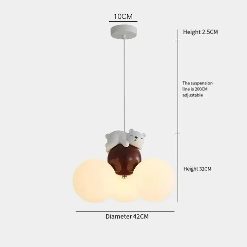 Suspension décorative enfant en forme de nuage style doux