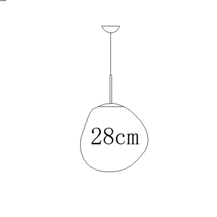 Suspension design en acrylique moderne élégant chic doré