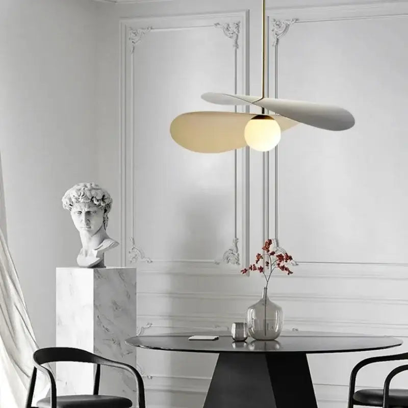Nordic Chandeliers for Living Room Decor Home Straw Hat Pendant Lights Dining Table Lighting Kitchen Bedroom Hanging