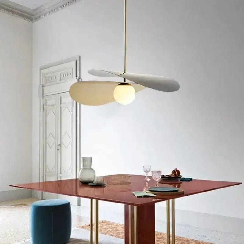 Nordic Chandeliers for Living Room Decor Home Straw Hat Pendant Lights Dining Table Lighting Kitchen Bedroom Hanging