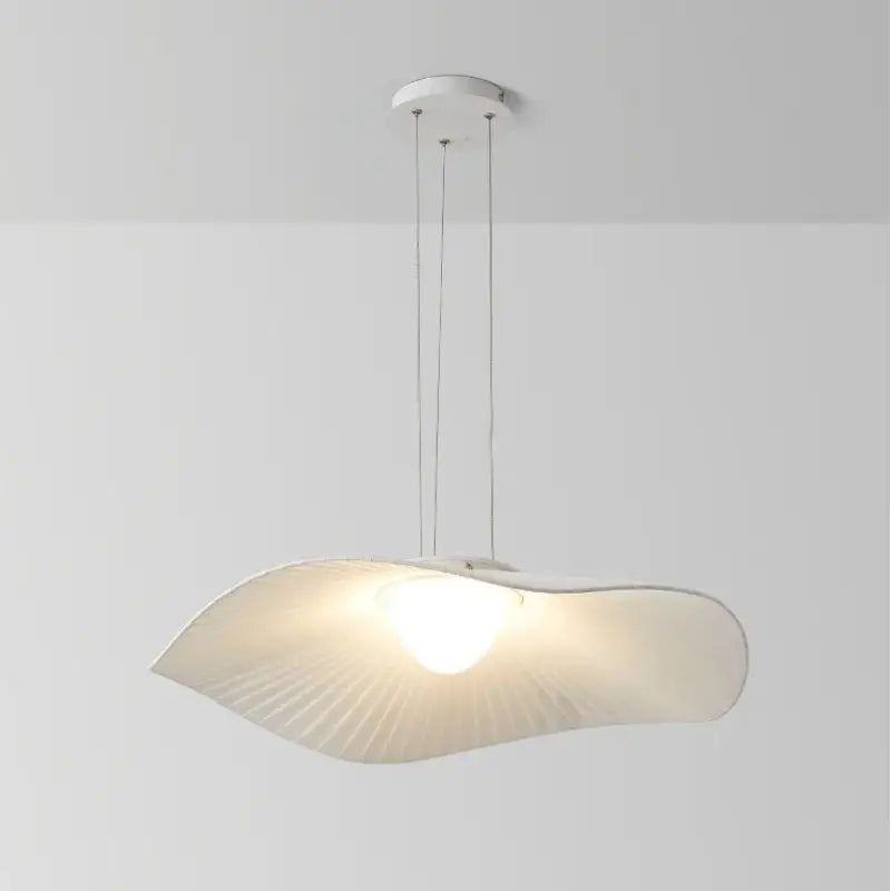 Suspension blanc tissu métal style aérien décoration chic