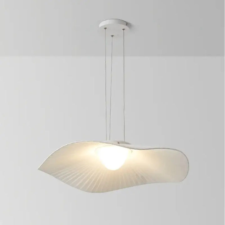 Suspension blanc tissu métal style aérien décoration chic