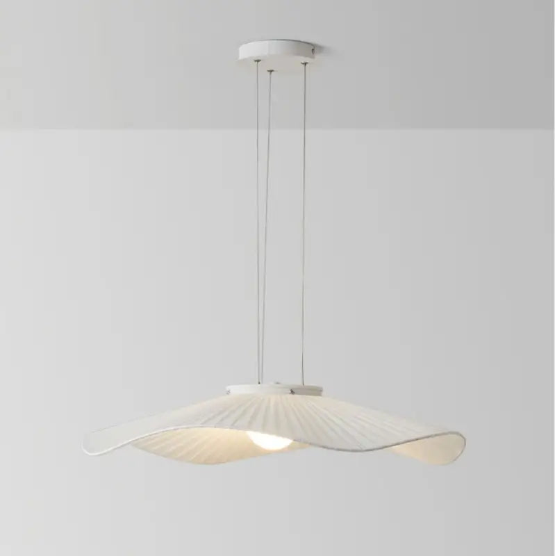 Suspension blanc tissu métal style aérien décoration chic