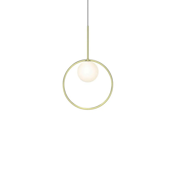 Suspension Bola Halo à anneau doré