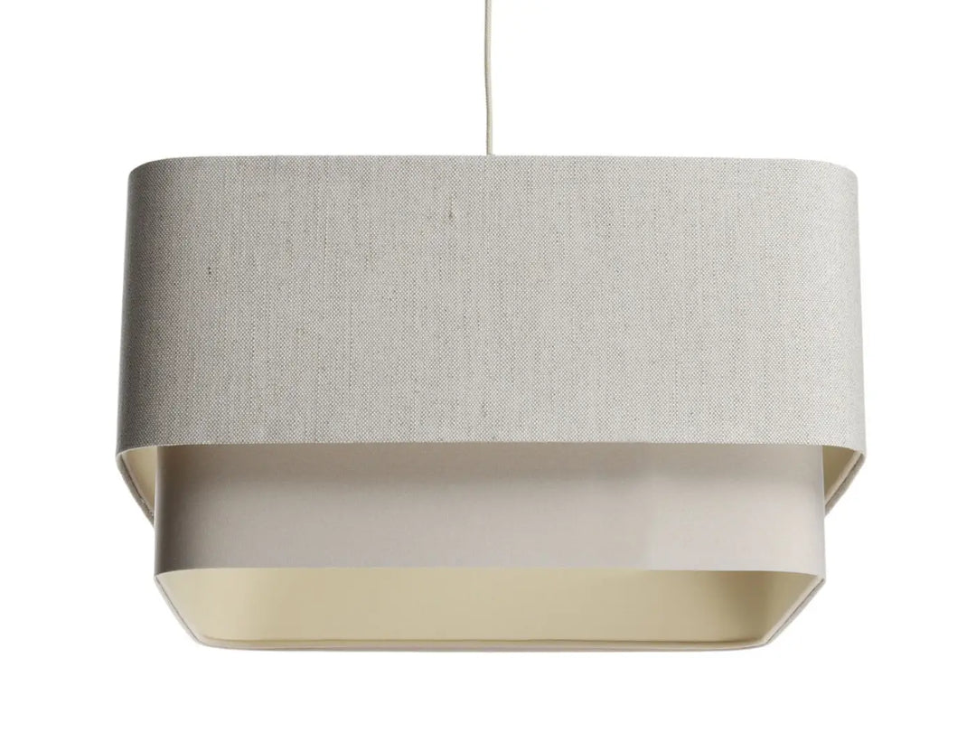 Suspension Luminaire | KWADRO DUO (Beige crème)