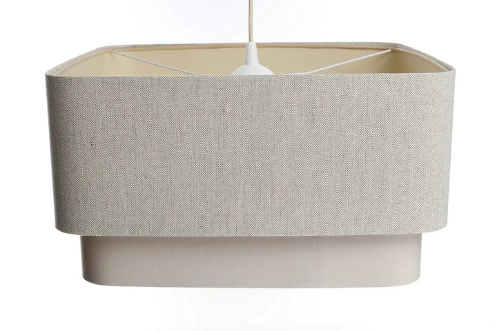 Suspension Luminaire | KWADRO DUO (Beige crème)