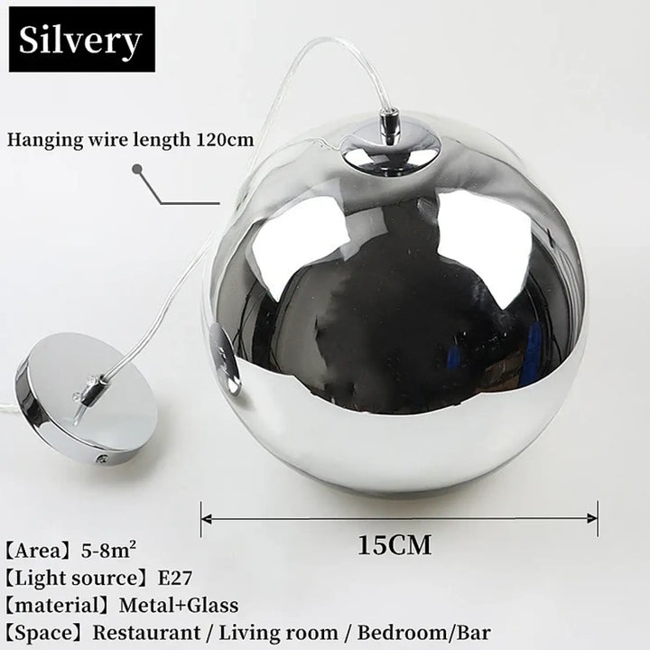 Suspension design contemporaine en verre style élégant
