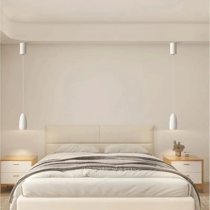 Suspension Design Cylindrique Moderne Couleurs Avec Intérieur Doré