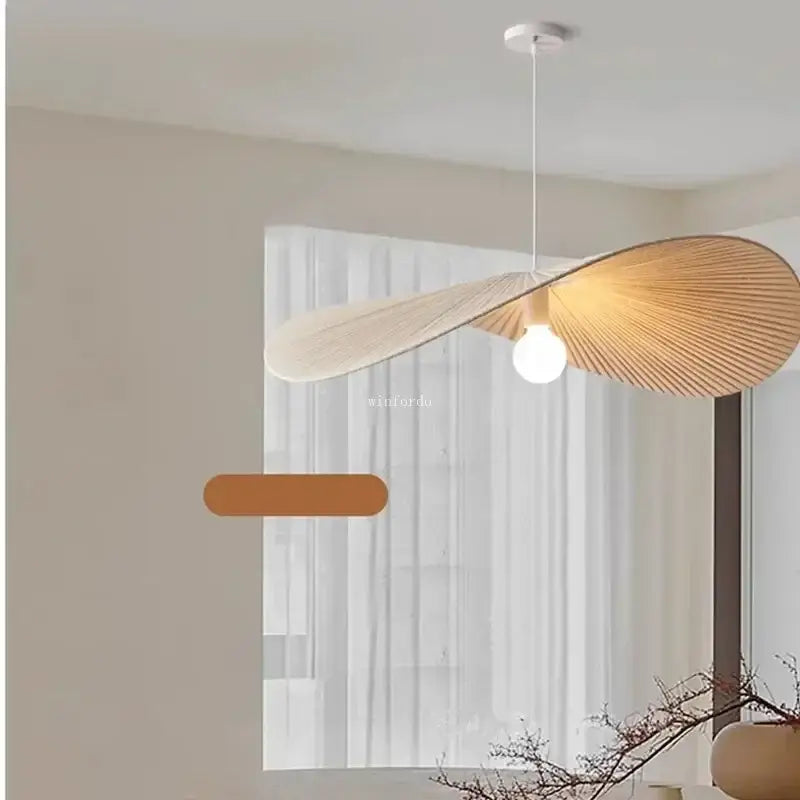 wabi sabi Pendant Lamp woven lampshades japanese hanging ceiling light for Living Dining Room Bedroom Home Decor