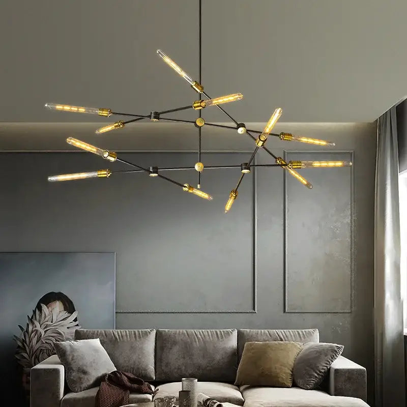 American retro industrial wind chandelier Nordic minimalist personality restaurant living room bar cafe clothing store