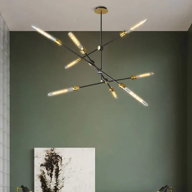 American retro industrial wind chandelier Nordic minimalist personality restaurant living room bar cafe clothing store