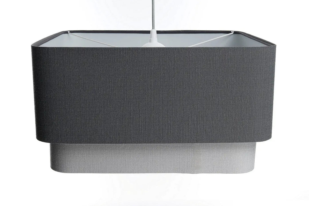 Suspension Luminaire | KWADRO DUO (Graphite)