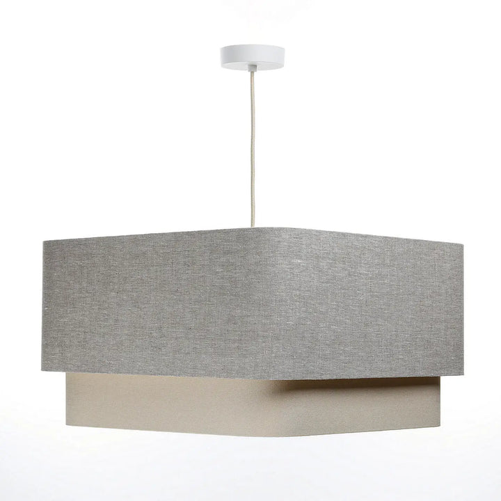 Suspension Luminaire | KWADRO DUO (Gris)