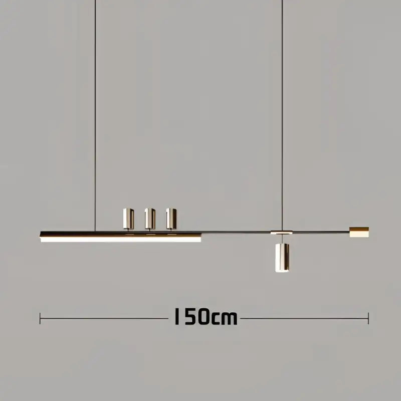 Suspension design led linéaire éclairage architecte chic