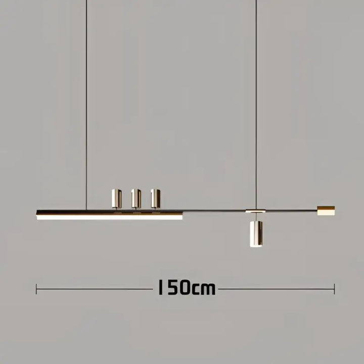 Suspension design led linéaire éclairage architecte chic