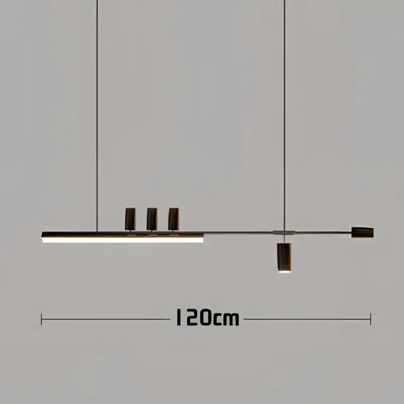 Suspension design led linéaire éclairage architecte chic