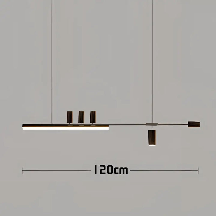 Suspension design led linéaire éclairage architecte chic