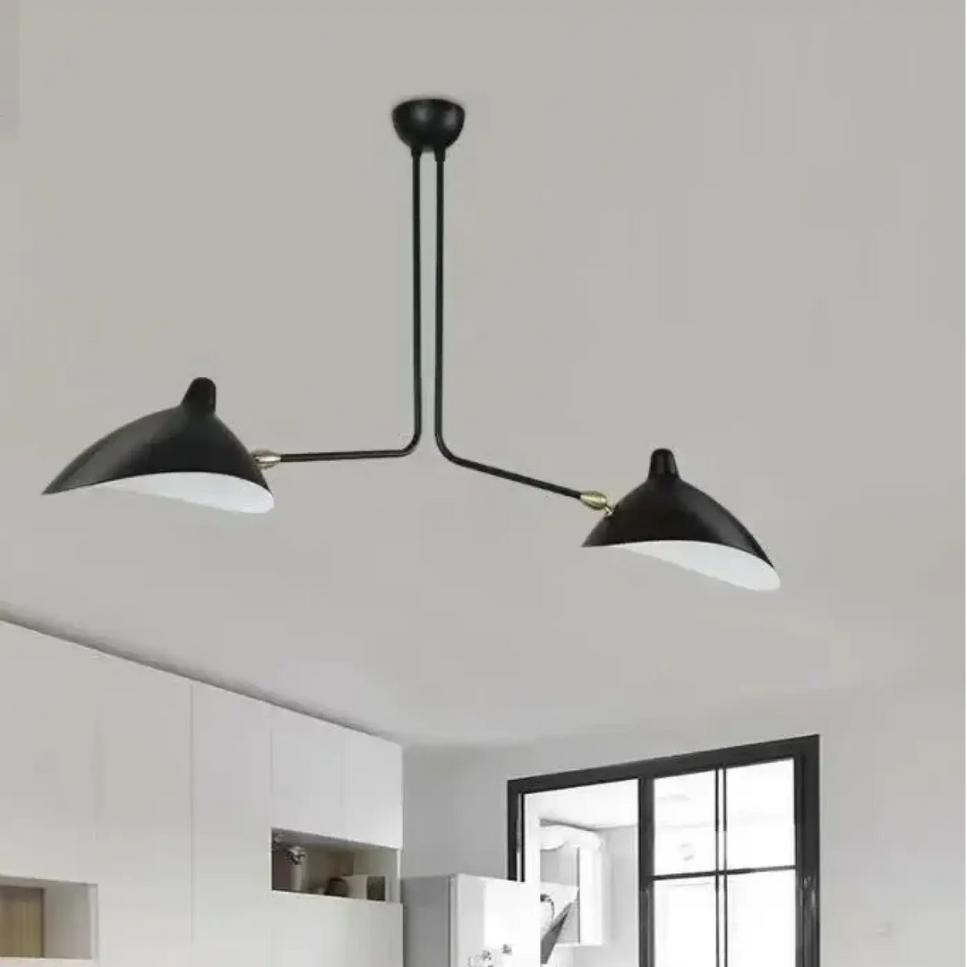 Suspension design moderne à bras multiples noir chic