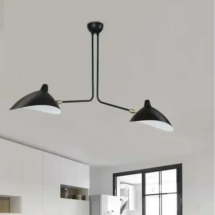 Suspension design moderne à bras multiples noir chic
