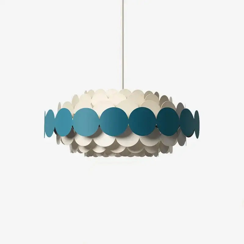 Suspension design moderne à disques métalliques élégants