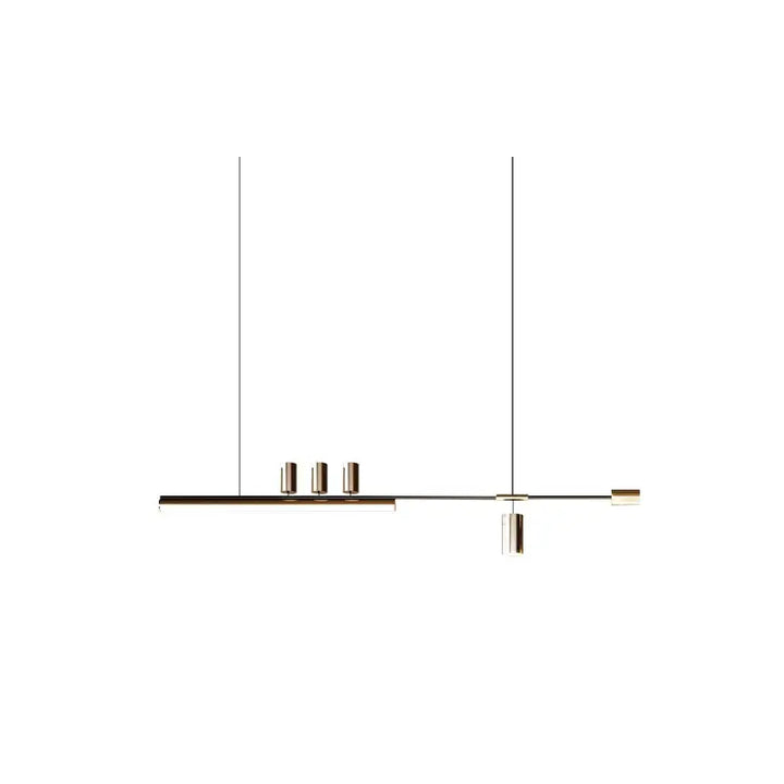 Suspension Design Moderne Métal Trois Lampes Style Chic