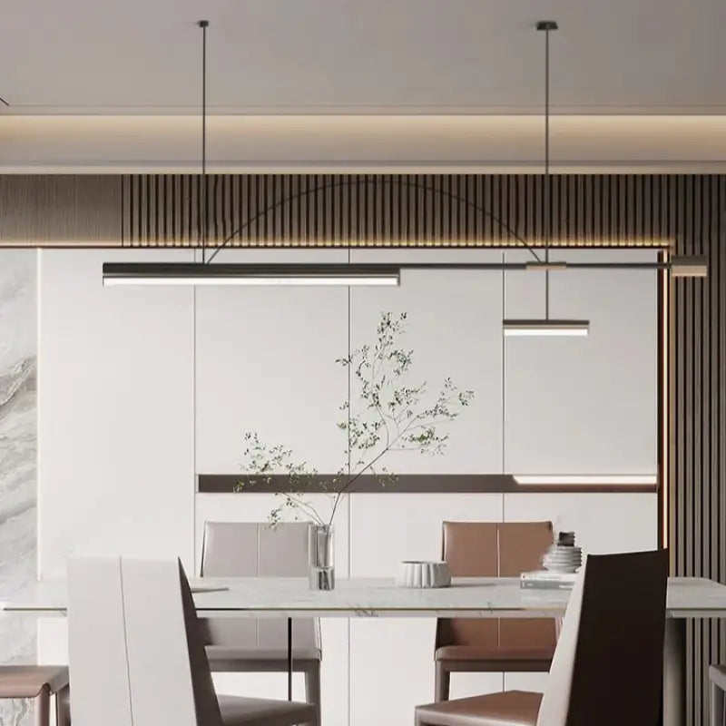 Suspension Design Moderne Métal Trois Lampes Style Chic