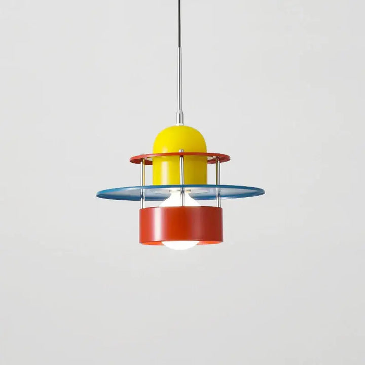 Suspension design multicolore moderne style rétro pour chambre

