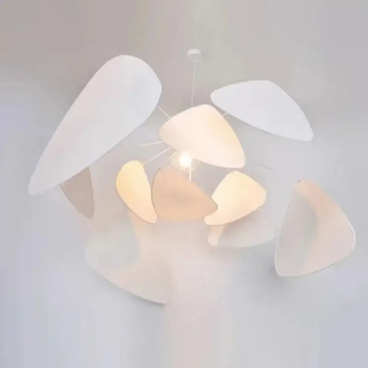 Suspension Design Nuage Pétales Modernes Légers Blancs

