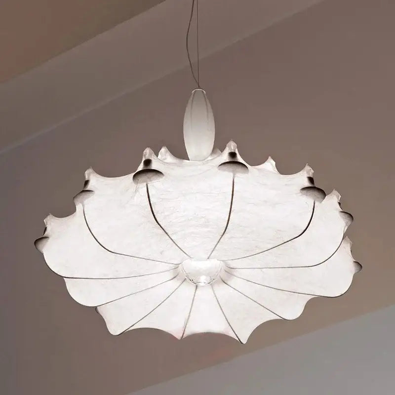 Suspension Design Originale Blanche Style Contemporain