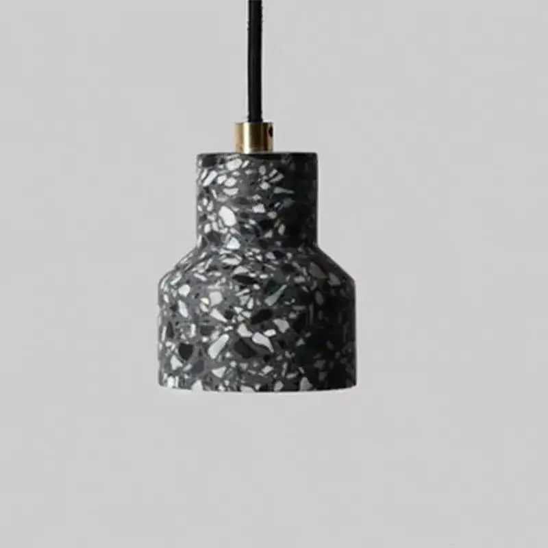 Suspension Design Terrazzo Abat Jour Cloche Couleurs Contemporaines