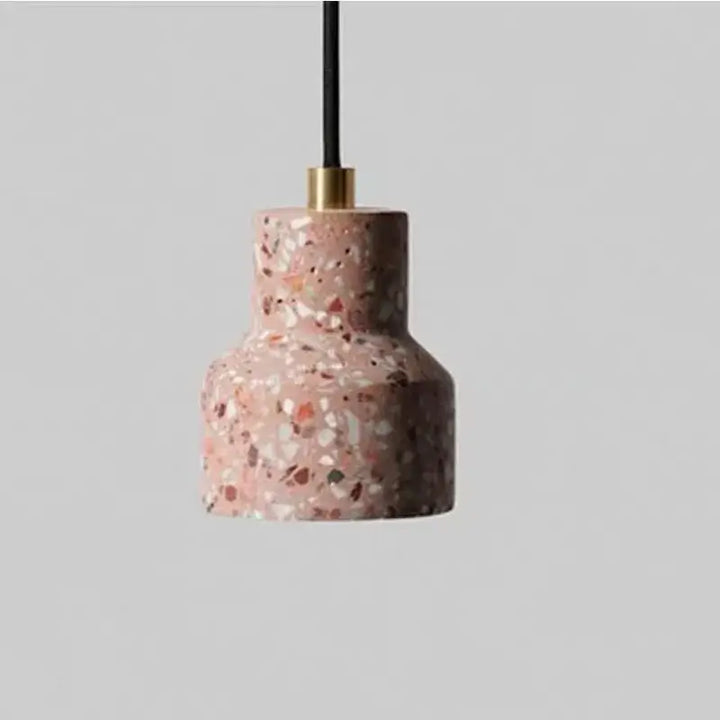 Suspension Design Terrazzo Abat Jour Cloche Couleurs Contemporaines