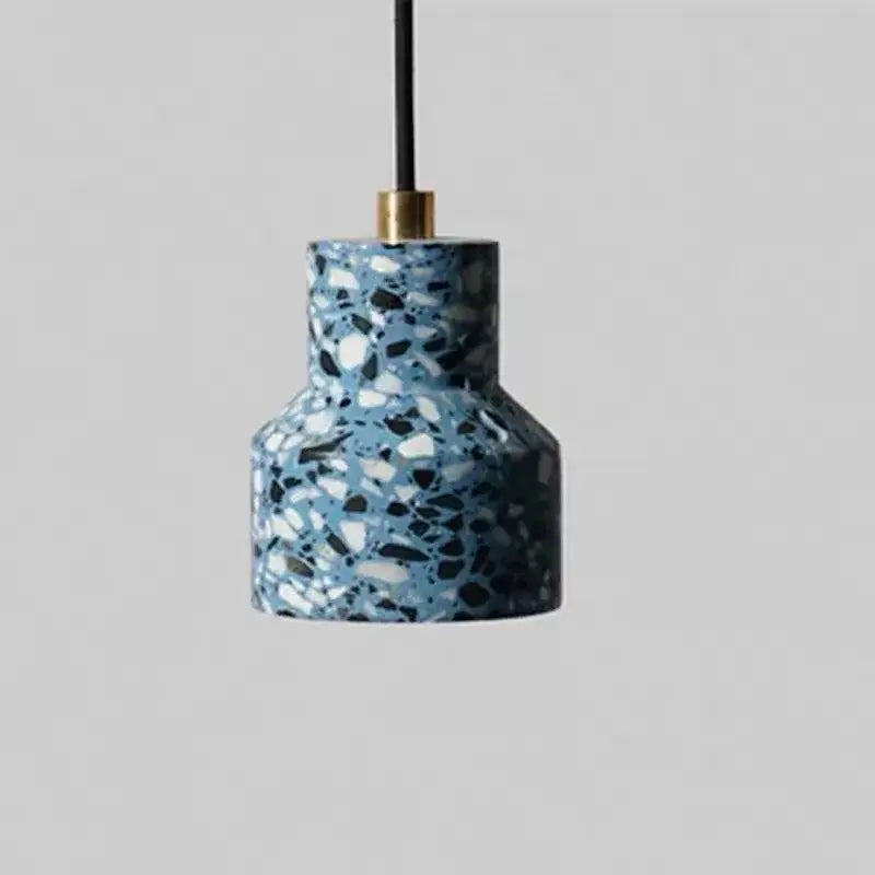 Suspension Design Terrazzo Abat Jour Cloche Couleurs Contemporaines