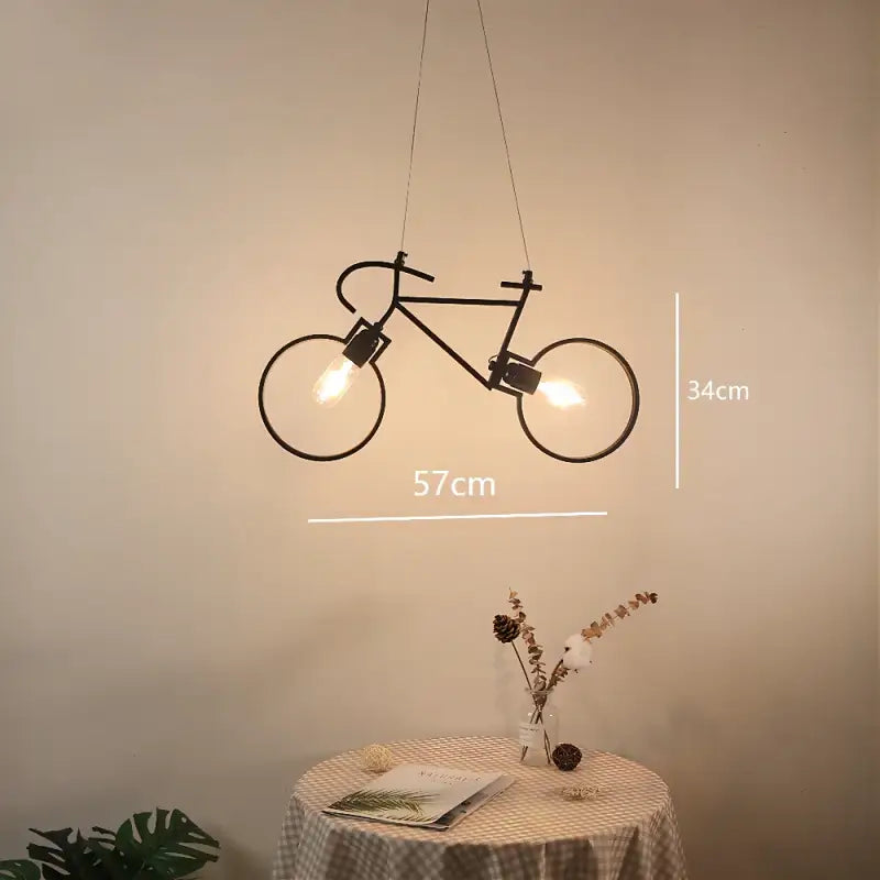 Suspension Design Vélo Métal Moderne Avec Douilles Lumineuses

