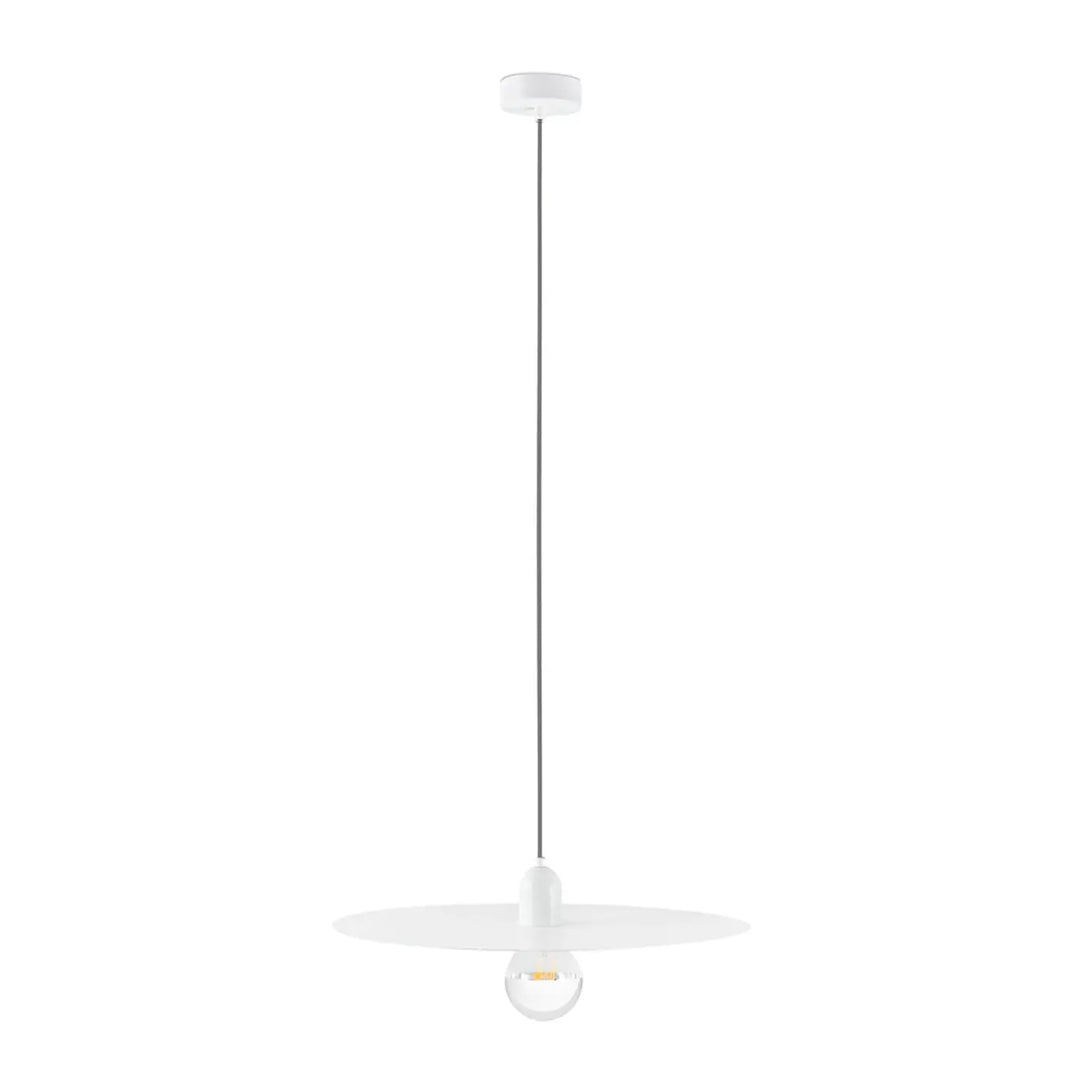 Suspension Plat blanche de Faro Barcelona