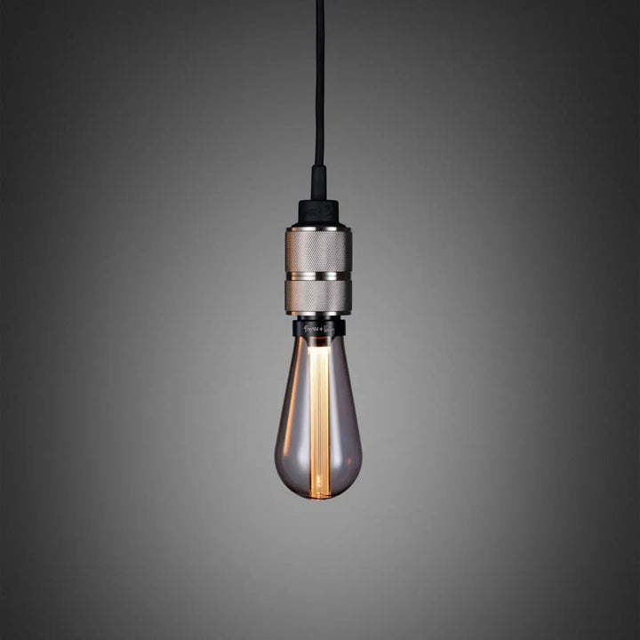 Suspension Hooked 1.0 Nude sans abat-jour, finition acier #couleur_argent