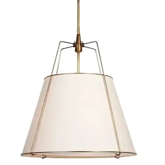 Suspension élégante en tissu pour salon ou chambre

