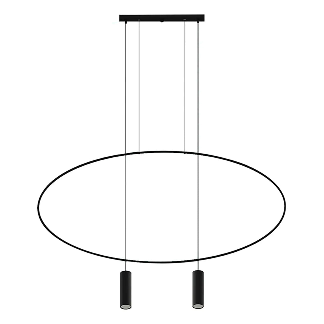 Suspension HOLAR noir vue d'ensemble