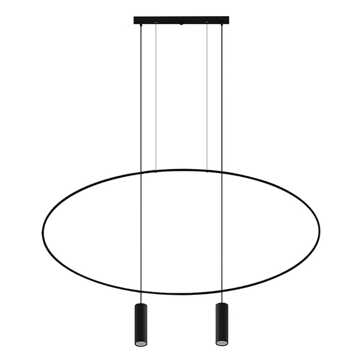 Suspension HOLAR noir vue d'ensemble